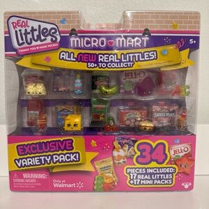 Real Littles Shopkins Micro Mart Exclusive Variety Pack 34 Pieces Snack Time